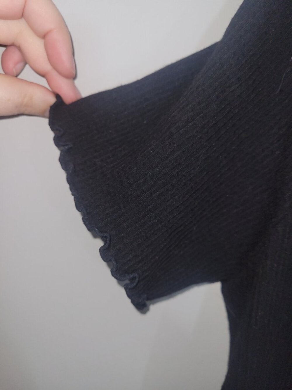 Forever 21+ black cardigan 0XL/1XL - Picture 5 of 5